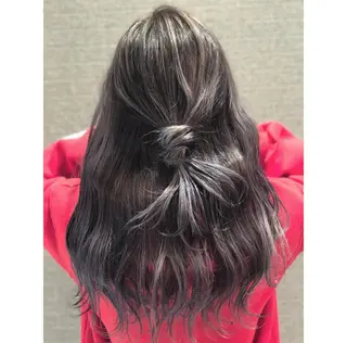 セミロング カラー ヘアアレンジ アンドウ ユウ/ レイヤーカット/韓国のヘアスタイル