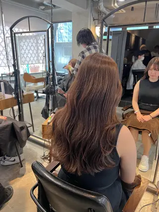 ロング カラー ヘアアレンジ 透明感/艶髪矯正 🪐takushiのヘアスタイル