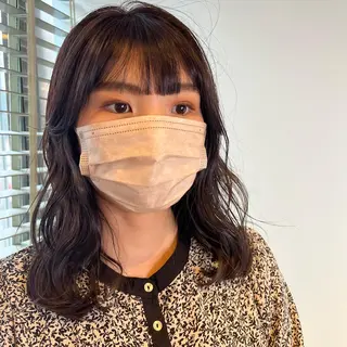 ミディアム カラー SOYON 🤍CHIZU🤍.のヘアスタイル