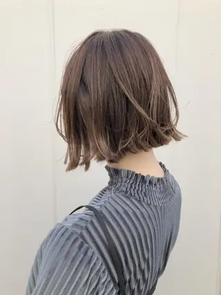 ショート カラー ノグチ ユウキ/ボブのヘアスタイル