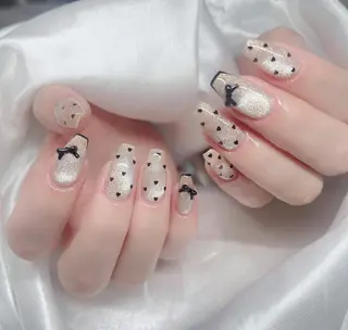 ネイル 🎀PG🩵 ネイルサロンのネイルデザイン