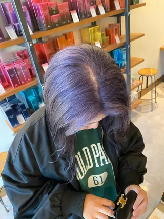 セミロング 希優🌺ソムリエ /ブリーチ/カットのヘアスタイル