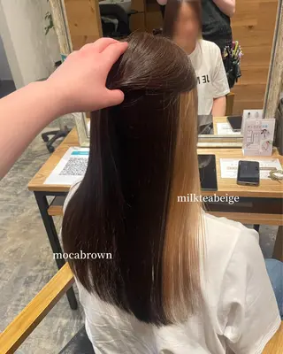 ロング カラー ⋆*ブリーチカラ ー/愛佳.⋆𝜗𝜚のヘアスタイル