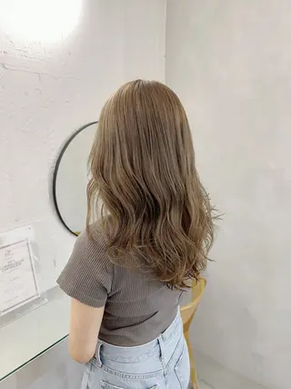 セミロング ハイライト/レイヤー 木下翔太のヘアスタイル