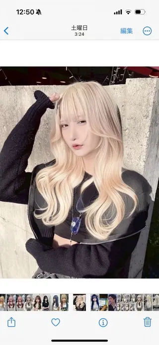 ロング カラー ✨ハイトーン指名No .1✨MORIOのヘアスタイル