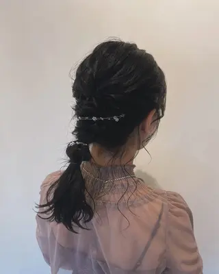 ヘアアレンジ ヘアアレンジ/ カラー/hazukiのヘアスタイル