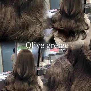 セミロング カラー VIEW YOKOHAMA所属・透明感カラー ／kana‎🤍のヘアスタイル