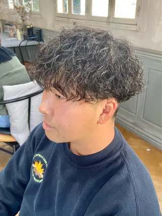 パーマ メンズ メンズパーマ /髪質改善/はるたのヘアスタイル