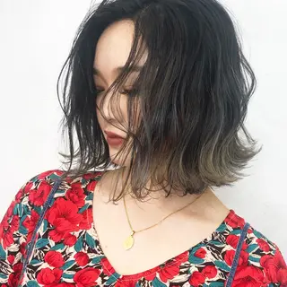 ミディアム カラー メンズ pigment所属・♡MIHO♡ スタイリストのヘアスタイル