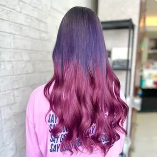 ロング 艶髪ブリーチカラー 💗manaka💗のヘアスタイル