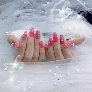 ネイル パーツ全部¥110 サロンミミのネイルデザイン