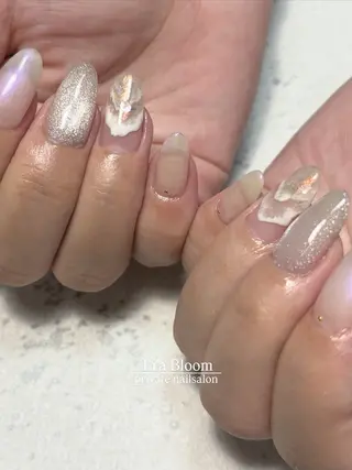 ネイル Li'a Bloom所属・🦋🤍 madoka🤍のネイルデザイン