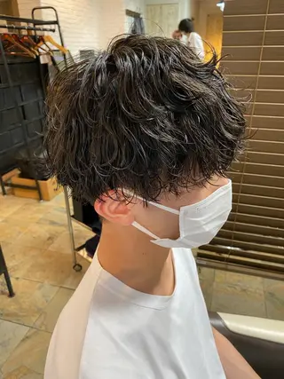 ショート パーマ メンズ 🌞メンズパーマ ONOE💈のヘアスタイル