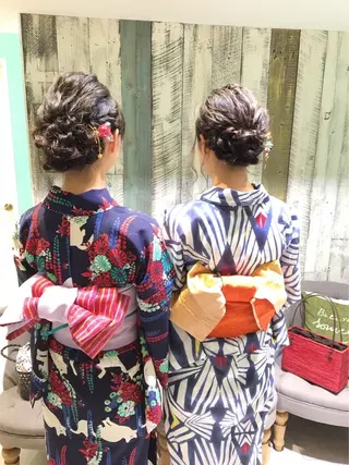 ヘアアレンジ 城間 菜々子のヘアスタイル