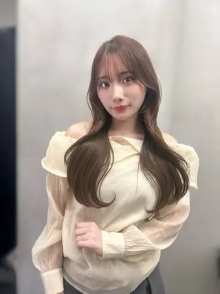 ロング カラー 松原妃七🐈‍⬛🎀 ショートモデル募集のヘアスタイル