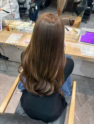 ロング ☀️個性派/横浜パ ーマ/暖色/ミミのヘアスタイル