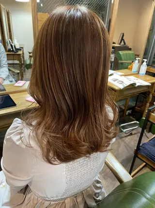 ミディアム 似合わせカラーカット 🪽chinatsuのヘアスタイル