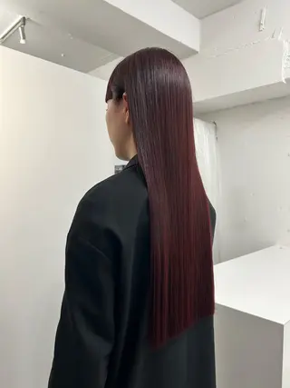 ロング カラー 北浦 雅のヘアスタイル