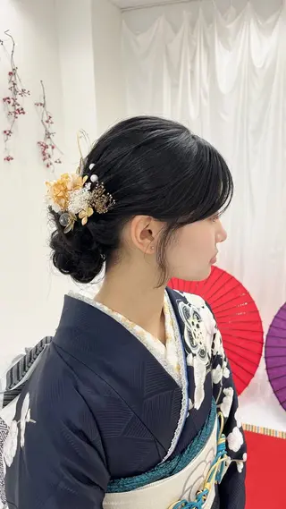 ヘアアレンジ KISEI ふうかのヘアスタイル