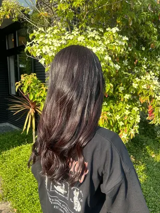 ロング カラー 畠中 望来のヘアスタイル