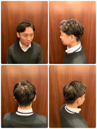 ショート メンズ 高橋 大輔のヘアスタイル