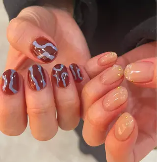 ネイル ゆびノさき茨木店 ニュアンス/アートのネイルデザイン