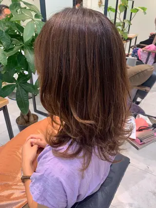 ロング 近 紗理奈のヘアスタイル