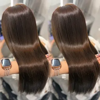 ロング ハイトーン/ミルク ティー🤍reinaのヘアスタイル