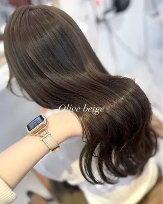 ロング カラー mareka/顔周り /透明感カラー🤍のヘアスタイル