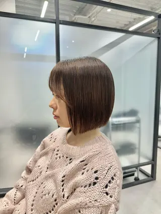 ショート SALOWIN心斎橋Suite店所属・洗っても取れない 髪質改善|OJIROのヘアスタイル