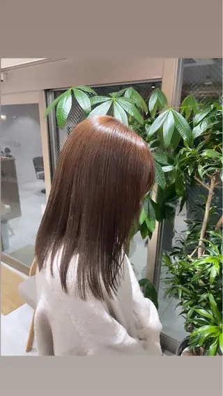 セミロング カラー 🩵ボブ/レイヤー /髪質改善🩵のヘアスタイル