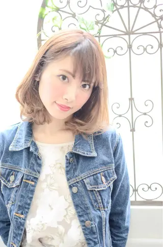 セミロング Campus キャンパスのヘアスタイル