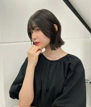 ショート モテヘア/グレージュ /ボブ/前原汐🎐のヘアスタイル