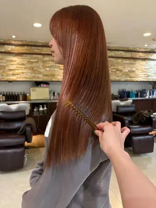 ロング カラー FaB/ Yunaのヘアスタイル