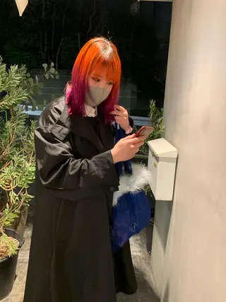 カラー スパイラルパーマ 🌐hina⭐️のヘアスタイル