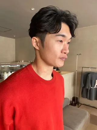 ショート パーマ メンズ メンズ専門✂️ ROW徳田浩二のヘアスタイル