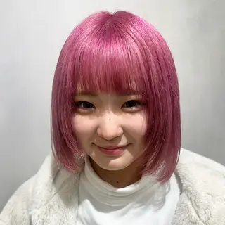 ショート カラー デザインカラー/パー マ🦖外岡咲希🦖のヘアスタイル