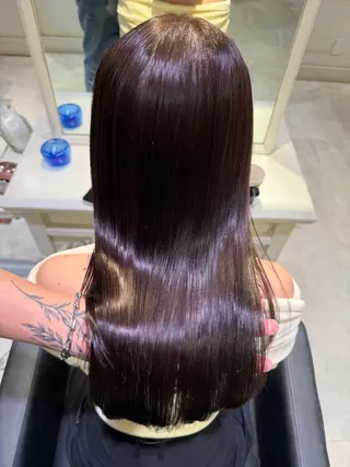 セミロング 🟠髪質改善縮毛矯正 YUTO🟠のヘアスタイル