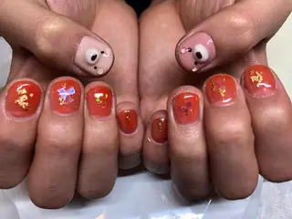 ショート ネイル 深爪・巻き爪 専門サンセリテのネイルデザイン