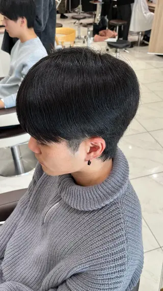 パーマ メンズ 【メンズパーマ✨️ フェザーパーマ】岩城のヘアスタイル