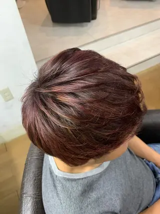 ショート カラー メンズ R ri R takagiのヘアスタイル
