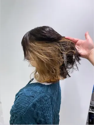 カラー ダブルカラー特化💖 韓国ヘア💖りくのヘアスタイル