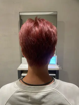 カラー メンズ 頭から整える美容師 松田のヘアスタイル