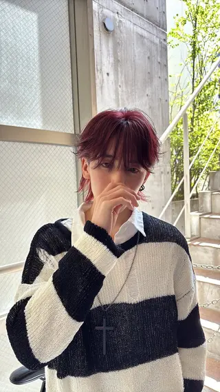 カラー メンズ Lay/カラーリスト Myuukaのヘアスタイル