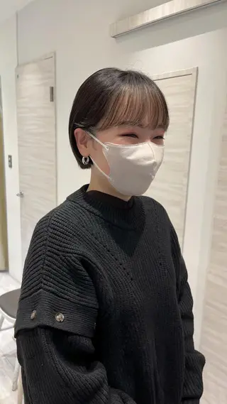 ショート カラー Chiho / 梅田 / ボブ/ パーマのヘアスタイル