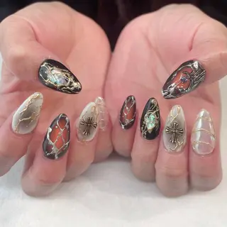 ネイル 💎🐰 saki. m 🐰💎のネイルデザイン