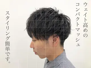パーマ メンズ BABY 艶髪暗髪ヘア💖達人のヘアスタイル