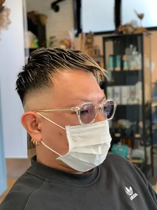 ショート カラー パーマ メンズ マツエク・マツパ アイブロウ Mel hair design所属・Mel【千葉中央】 サイトウのヘアスタイル