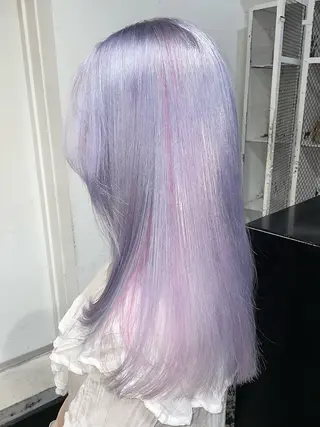 ロング カラー 原宿 艶カラー🫧 ちり🍎のヘアスタイル