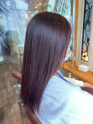 ミディアム カラー パーマ ヘアアレンジ メンズ キッズ ネイル マツエク・マツパ emu所属・🌈髪質改善・美髪矯 正・平野瀬乃🌈のヘアスタイル